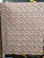 Hand Block Printed Cotton Bedsheet  (90 X108 ) IN
