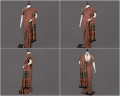 Hand Block Cotton Saree with Blouse