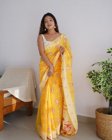 Women's Jacquard Silk Saree