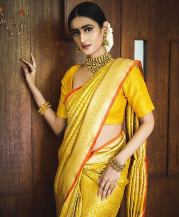 Women's Jacquard Silk Saree