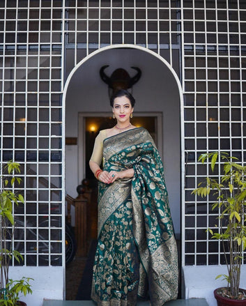 Women's Wedding Special Jacquard Saree